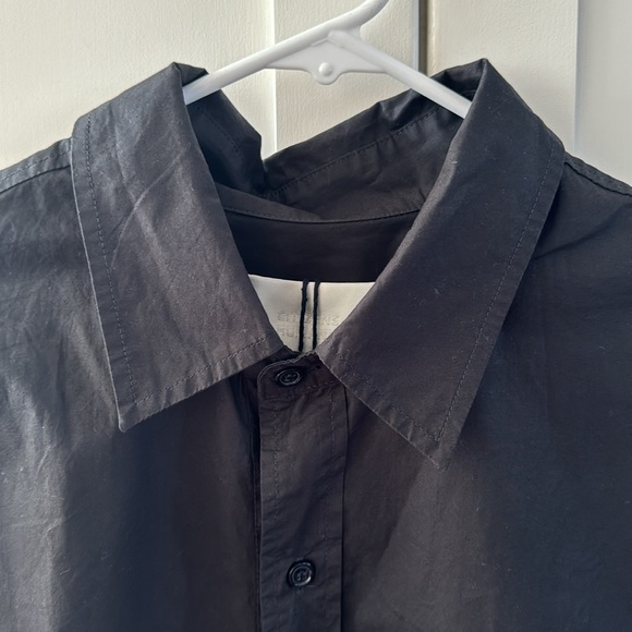 Citizens for Humanity short sleeve Kayla button down shirt in Black small - Picture 3 of 11